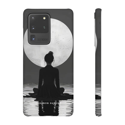 Zen Serenity Moon Reflection Samsung S20 - Slim Phone Case