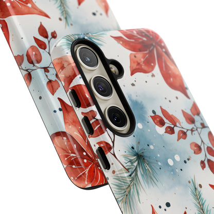 Poinsettias Bloom Bright - Samsung Case
