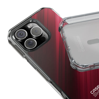 Crimson Drift Motion iPhone 16 - Impact Clear+