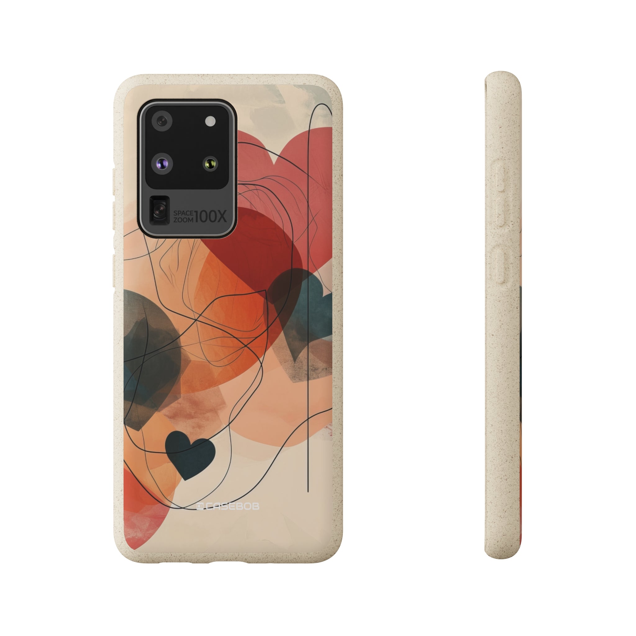 Abstract Heart Harmony | Biodegradable Phone Case