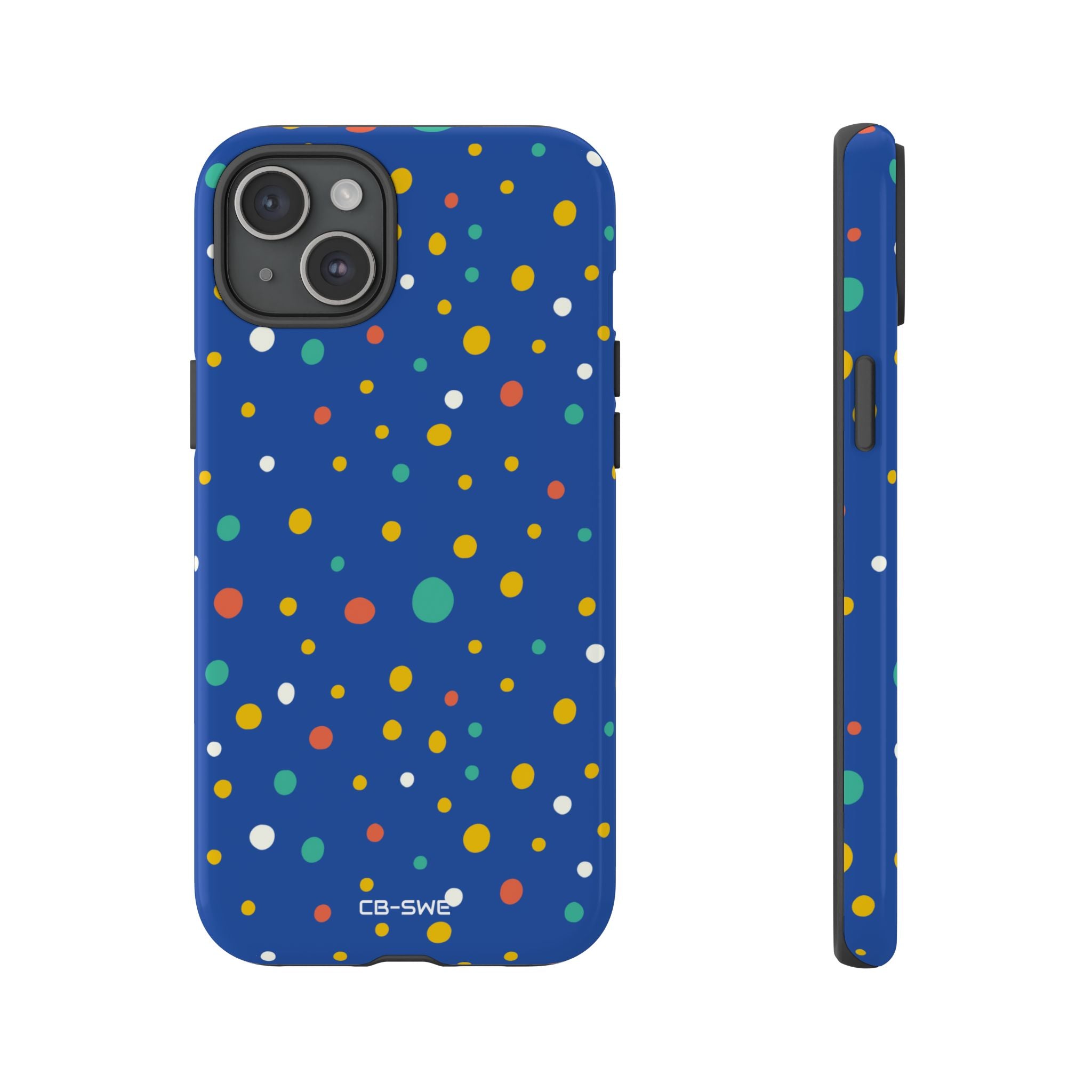 Colorful Dots Dance - iPhone Case