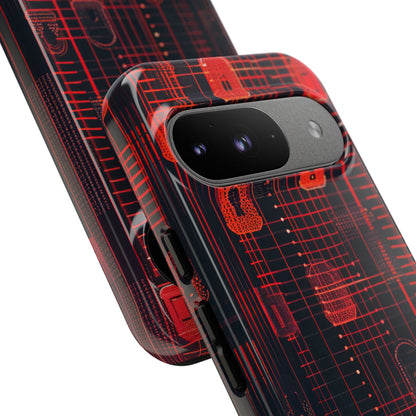 Cyber Locks Grid Google Pixel 9 - Tough