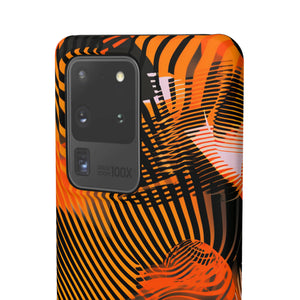 Pantone Tangerine Design | Handyhülle für Samsung (Slim Case)