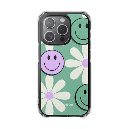 Smiley Daisy Glow iPhone 15 Pro Case - Impact