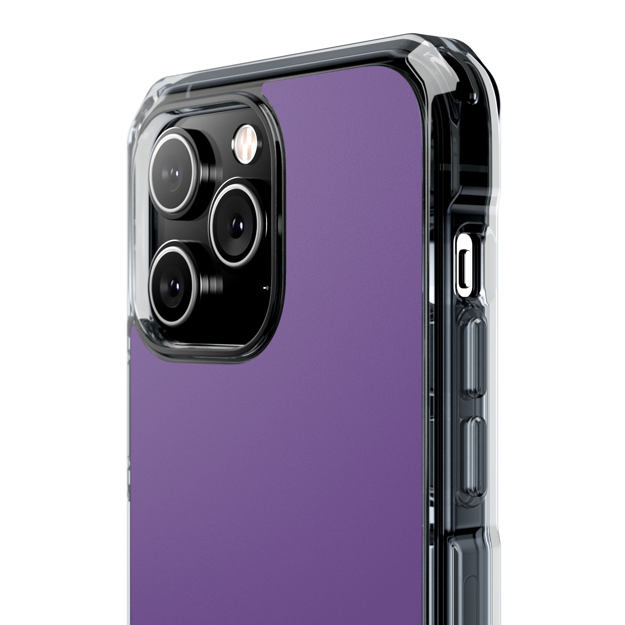 Dark Lavender - Clear Impact Case for iPhone