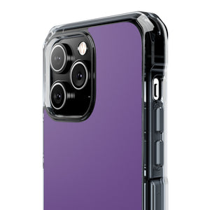 Dark Lavender | Handyhülle für iPhone (Clear Impact Case - Magnetisch)