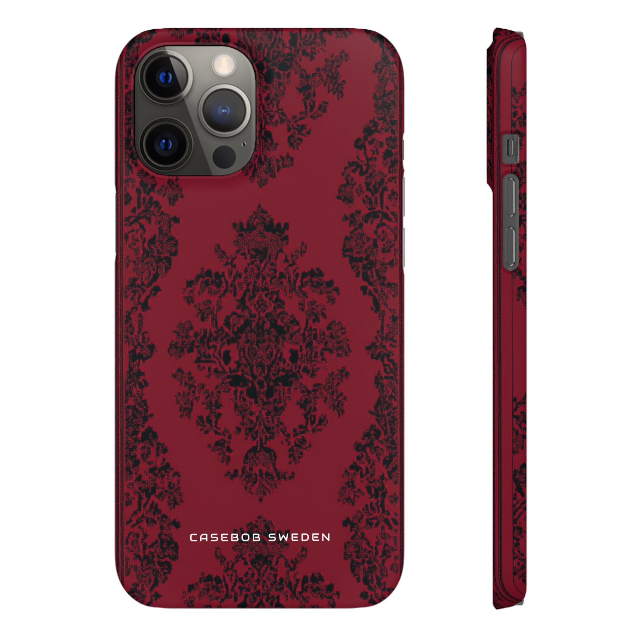 Gothic Crimson Elegance iPhone 12 - Schlanke Handyhülle