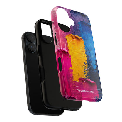 Bold Abstract Texture - Tough + MagSafe® iPhone 16 Phone Case