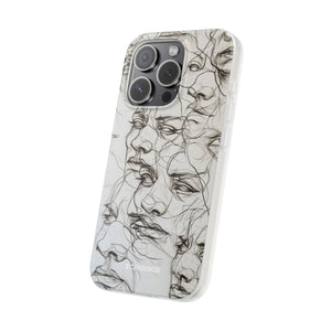 Ethereal Faces | Flexible Phone Case for iPhone