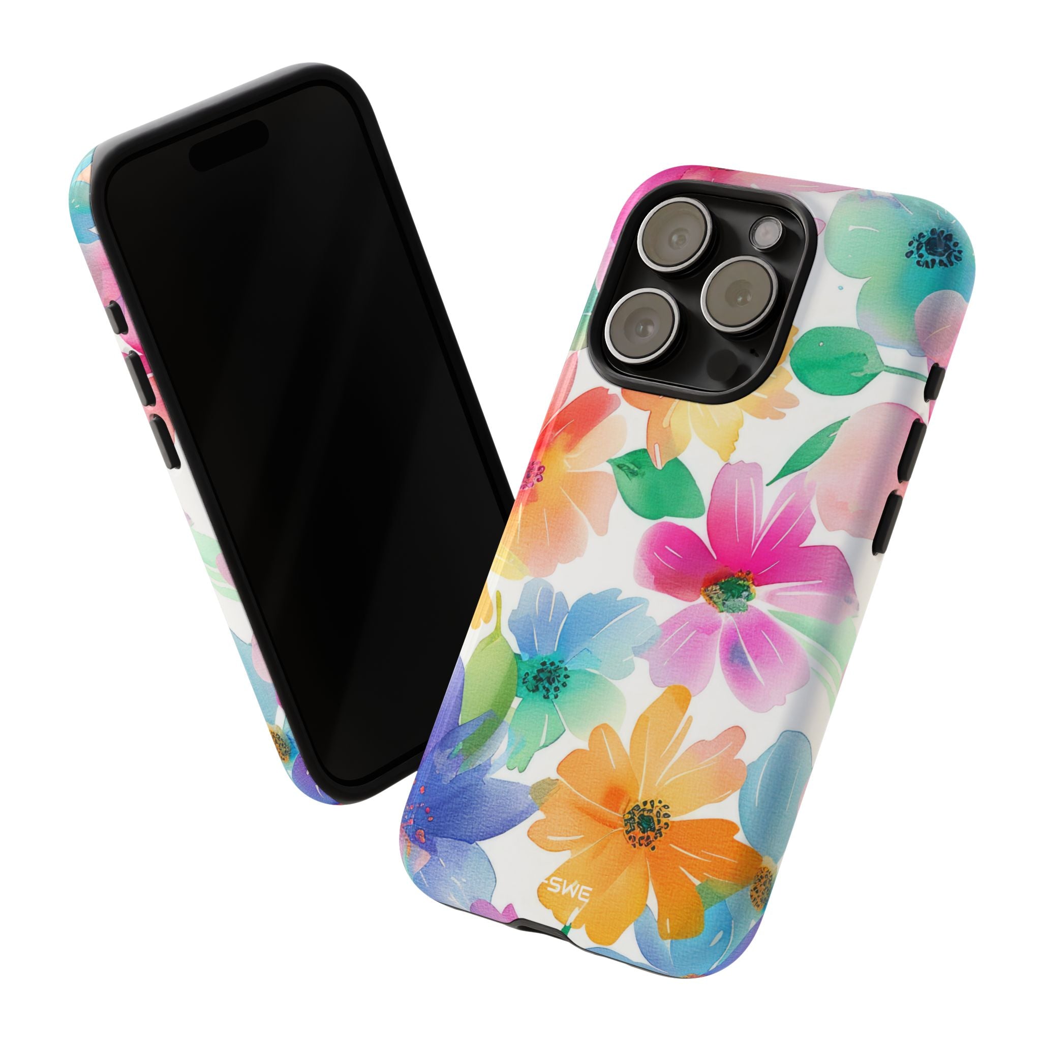 Vibrant Floral Impression - iPhone Case