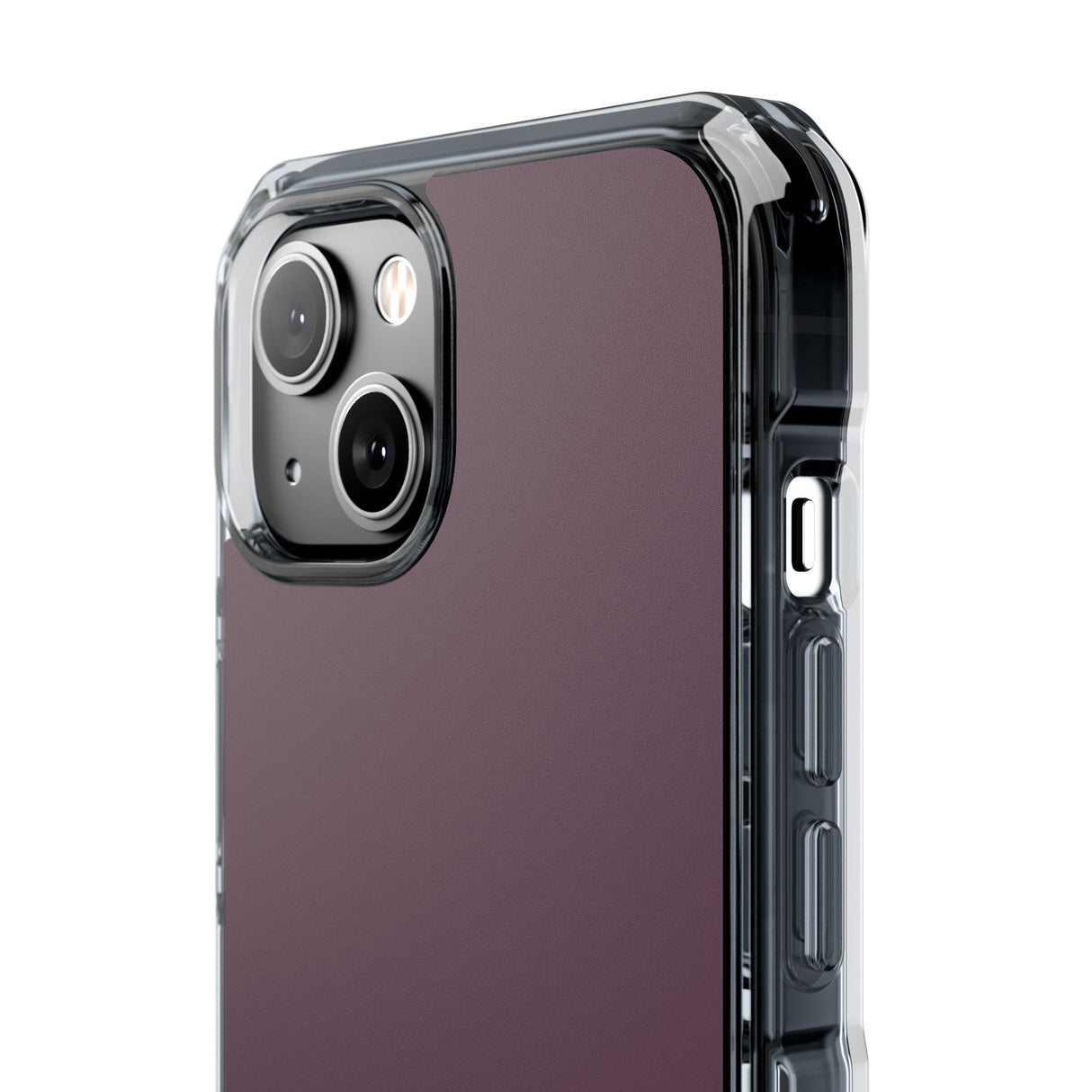 Aubergine | Handyhülle für iPhone (Clear Impact Case - Magnetisch) 