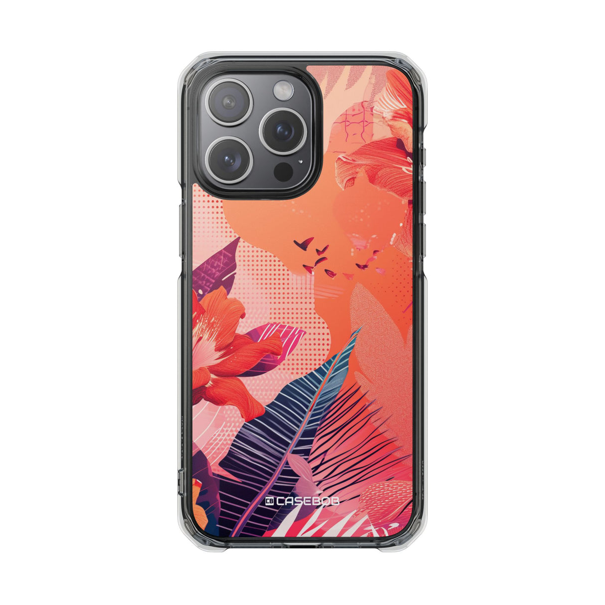 Living Coral  | Phone Case for iPhone (Clear Impact Case - Magnetic)