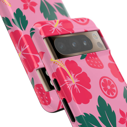 Tropical Hibiscus Harmony - Google Pixel Case