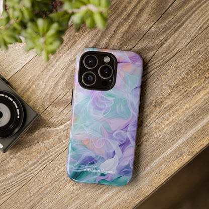 Purple Peach Whirl - Tough iPhone 16 Phone Case