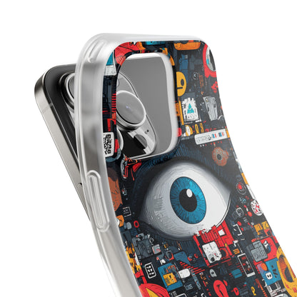 Digital Eye Blue iPhone 16 Pro Max Case - Soft