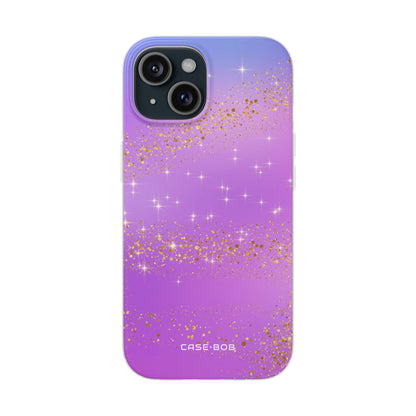 Golden Glide iPhone 15 Case - Soft