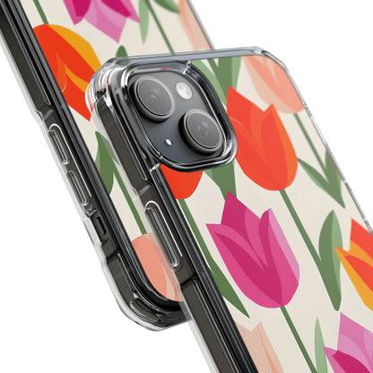 Vibrant Tulip Array iPhone Case - Impact
