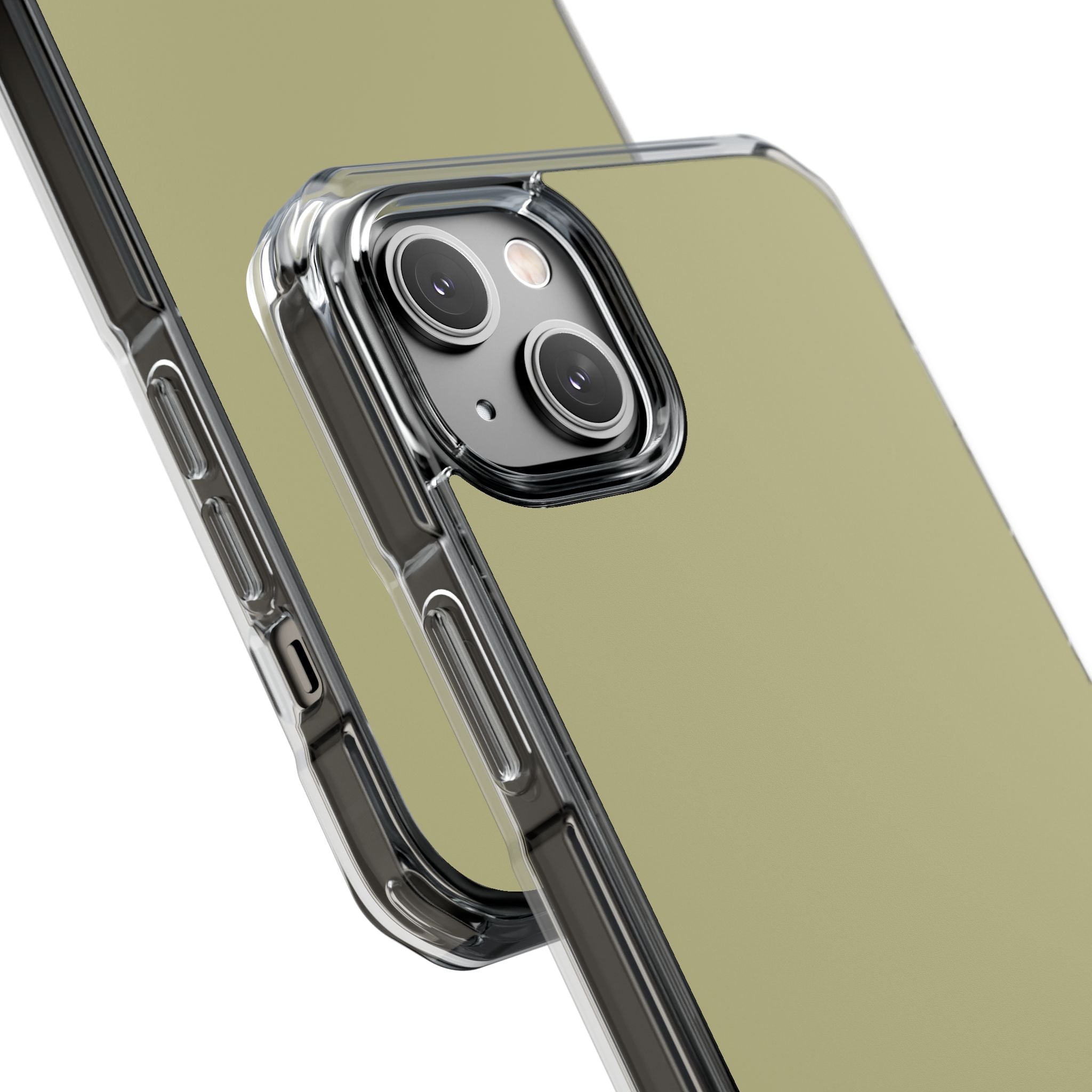 Sage Green - Clear Impact Case for iPhone