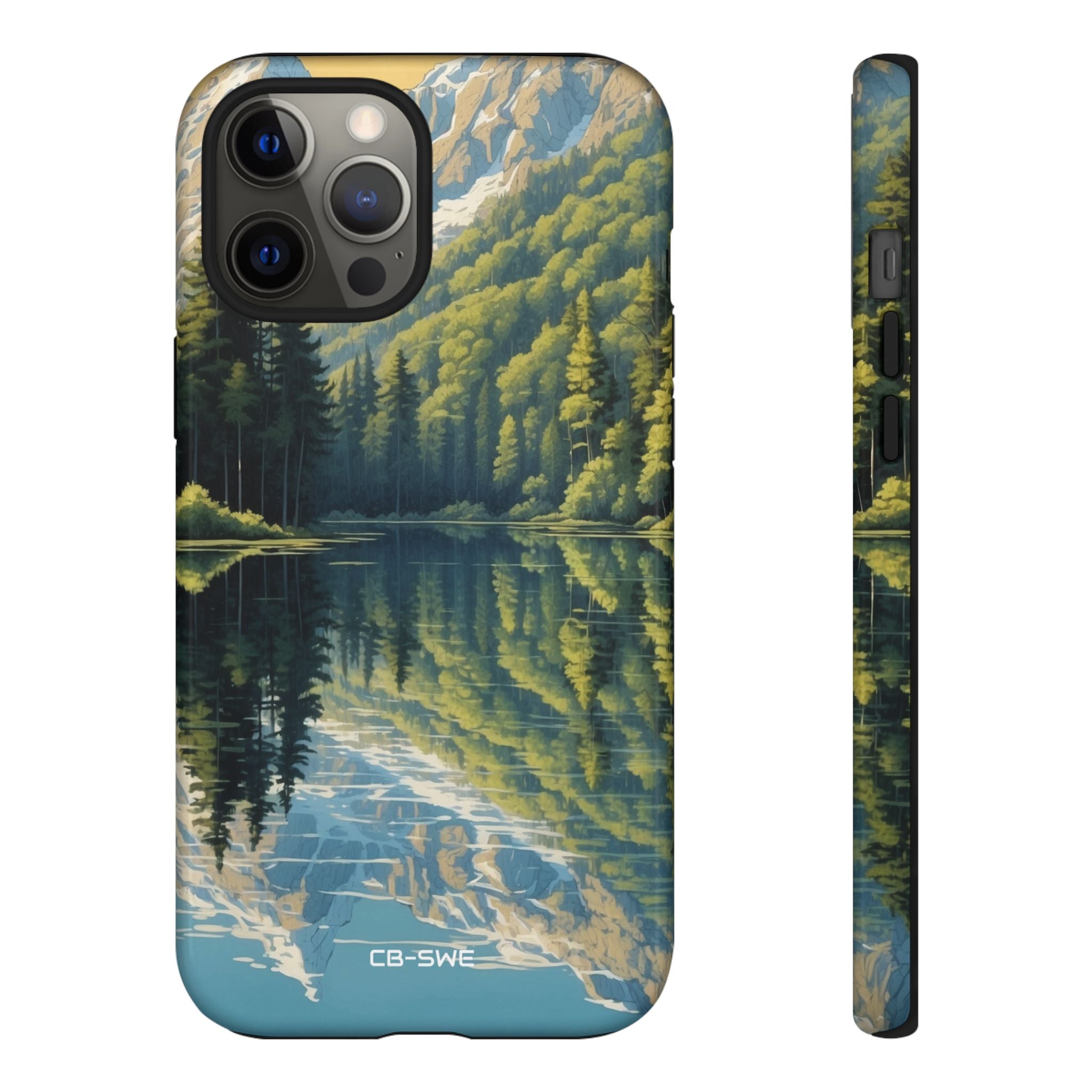Mountain Peaks Reflect - iPhone Case