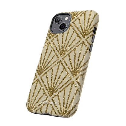 Gold Diamond Radiance iPhone 14 Plus Case - Tough