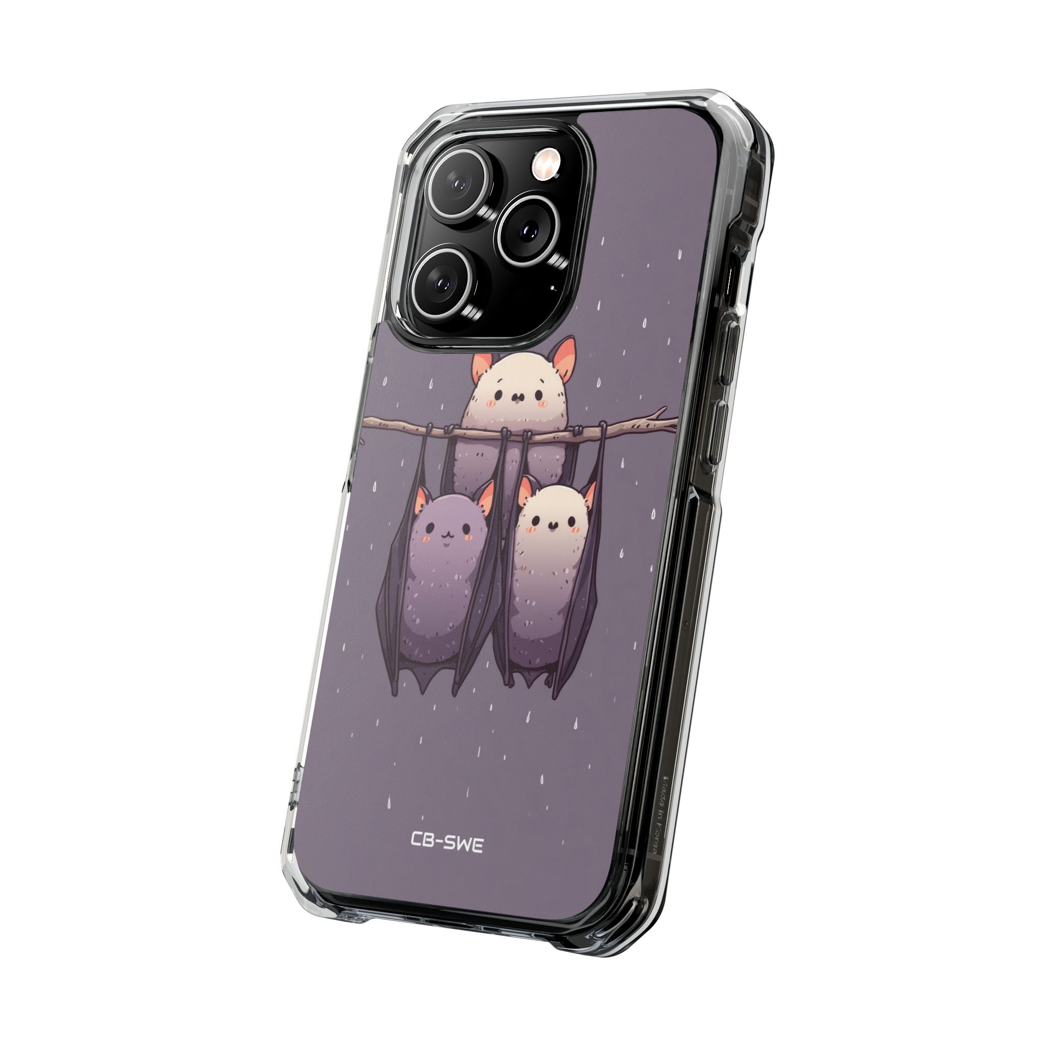 Bats Hang Playfully iPhone Case - Impact