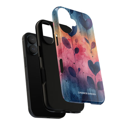 Watercolor Heart Art - Tough iPhone 16 Phone Case