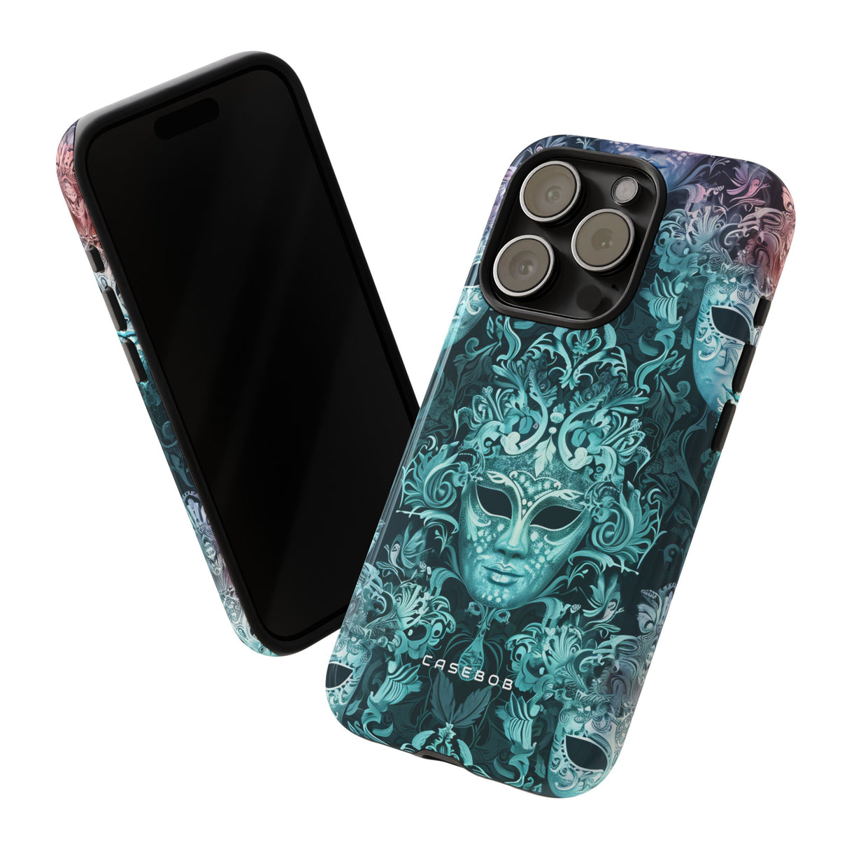 Venetian Mask Pastel Elegance - Protective Phone Case