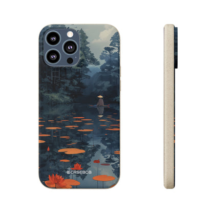 Tranquil Lotus Serenity | Biodegradable Phone Case