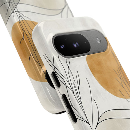 Orange Halo Google Pixel 9 Case - Tough