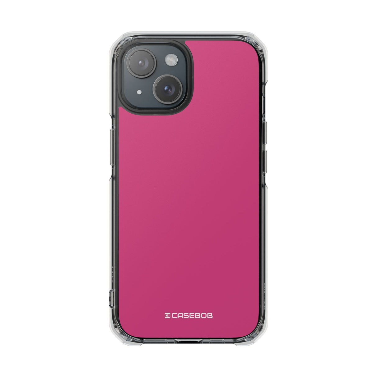 Magenta Pantone | Handyhülle für iPhone (Clear Impact Case – magnetisch) 