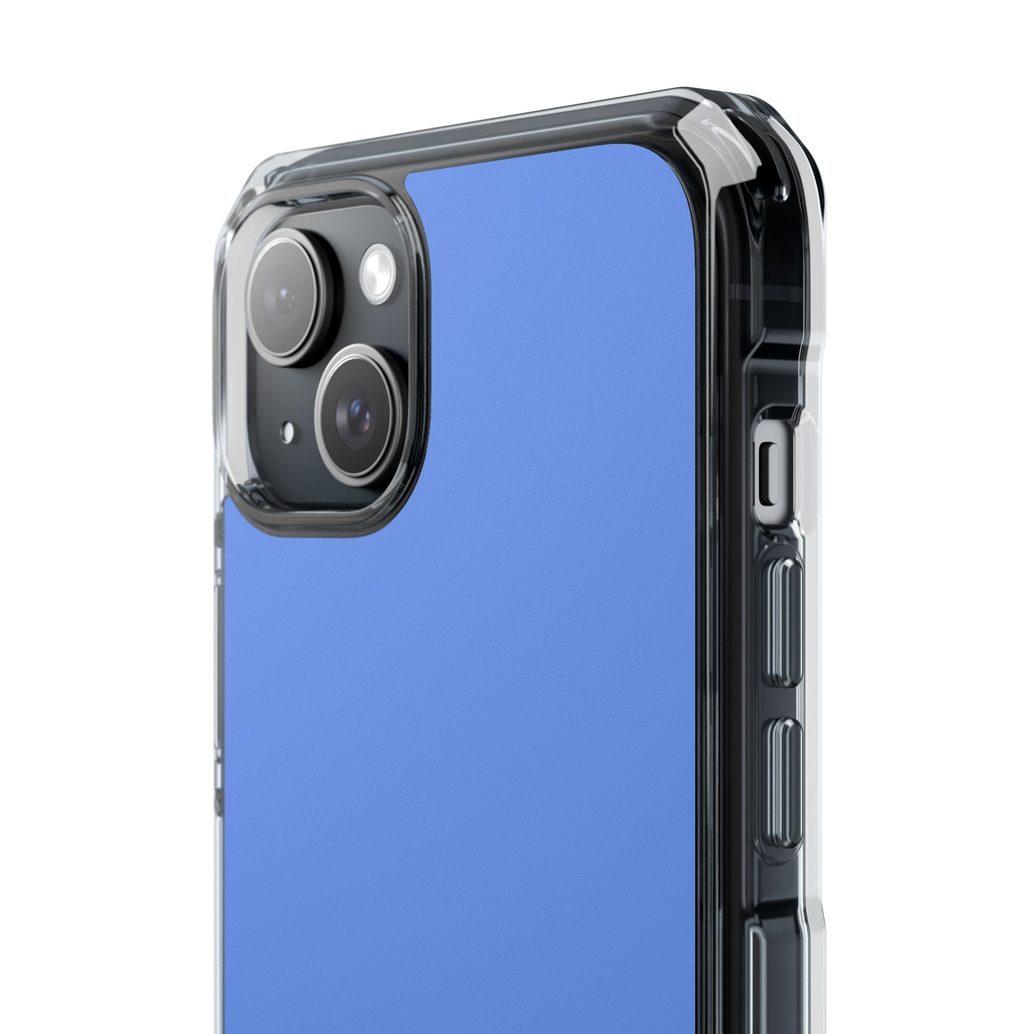 Cornflower Blue - Clear Impact Case for iPhone