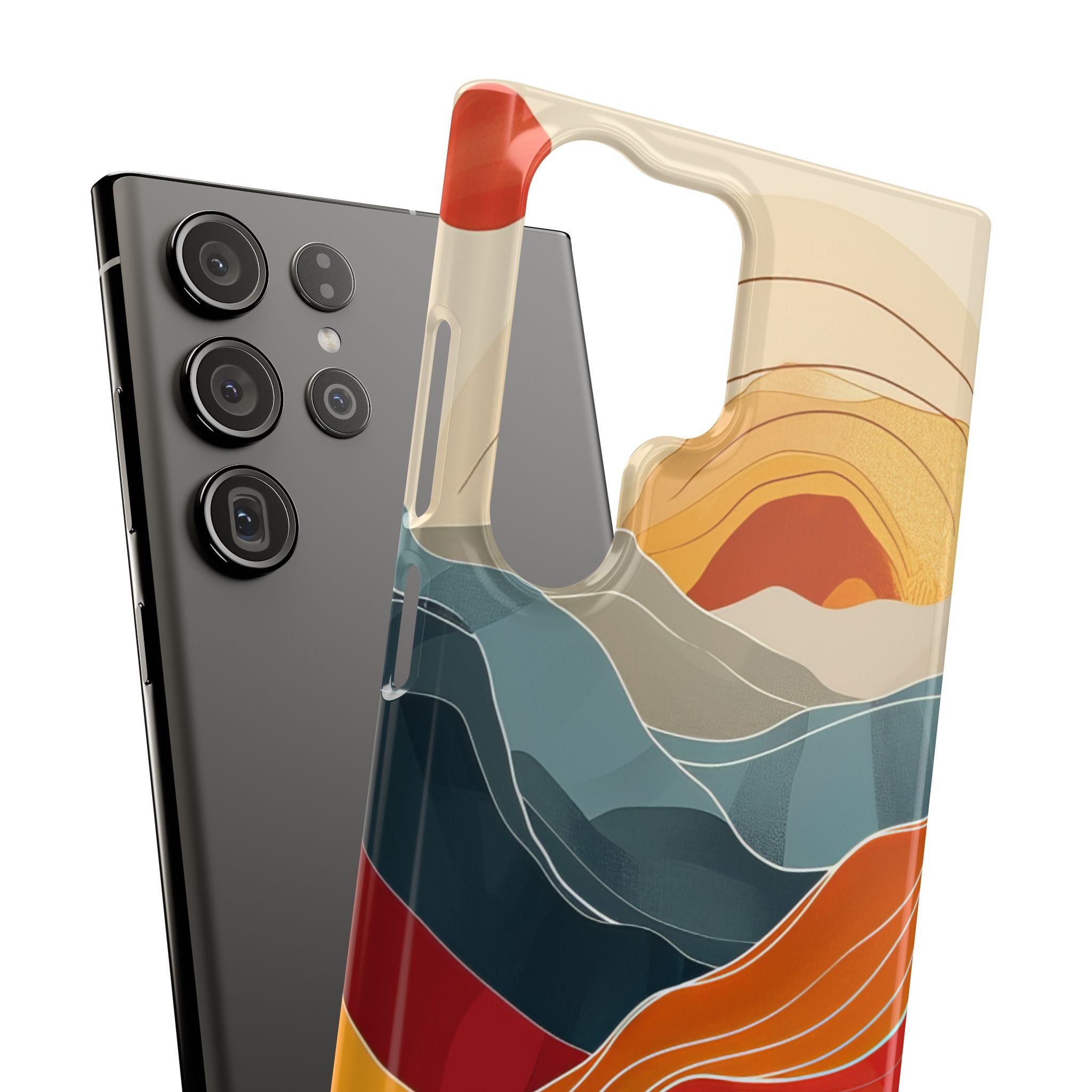 Harmonic Flow of Lines and Color Samsung S23 - Slim Phone Case