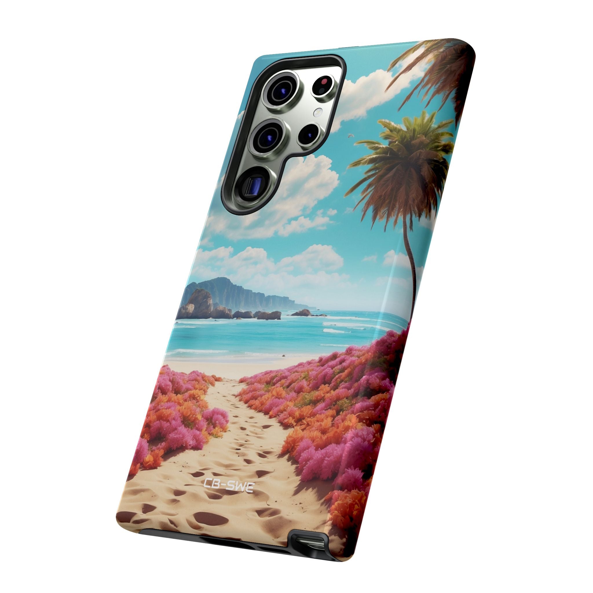 Tropical Flowers Frame - Samsung Case