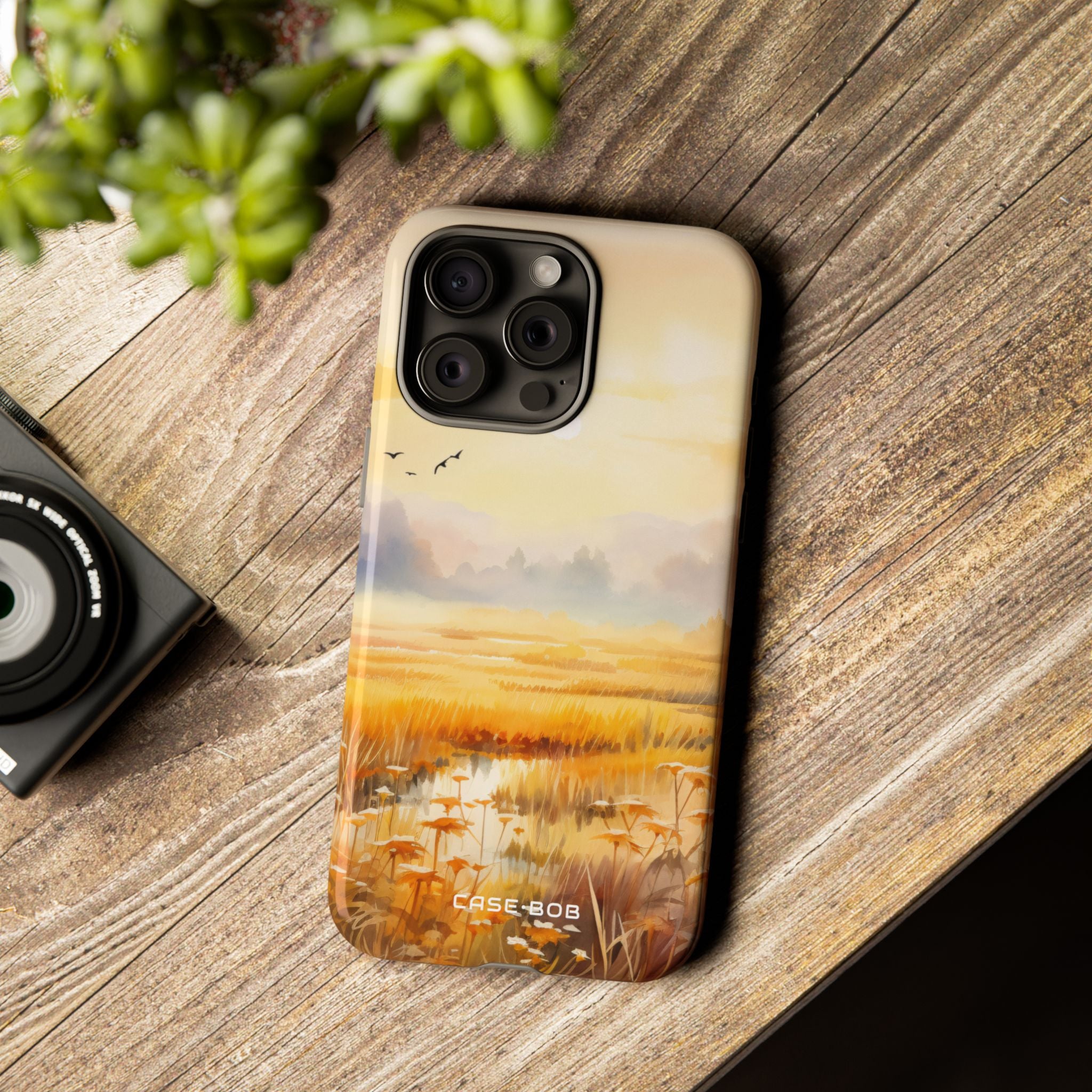 Glowing Sunrise iPhone 15 Pro Max Case - Tough