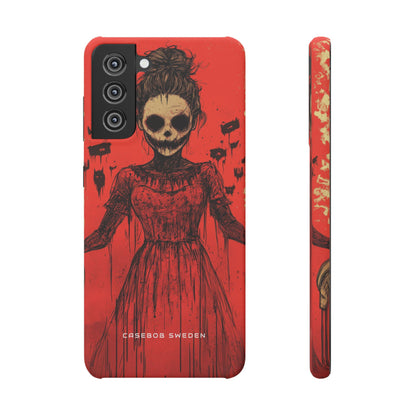 Haunting Scarlet Descent Samsung S21 - Slim Phone Case