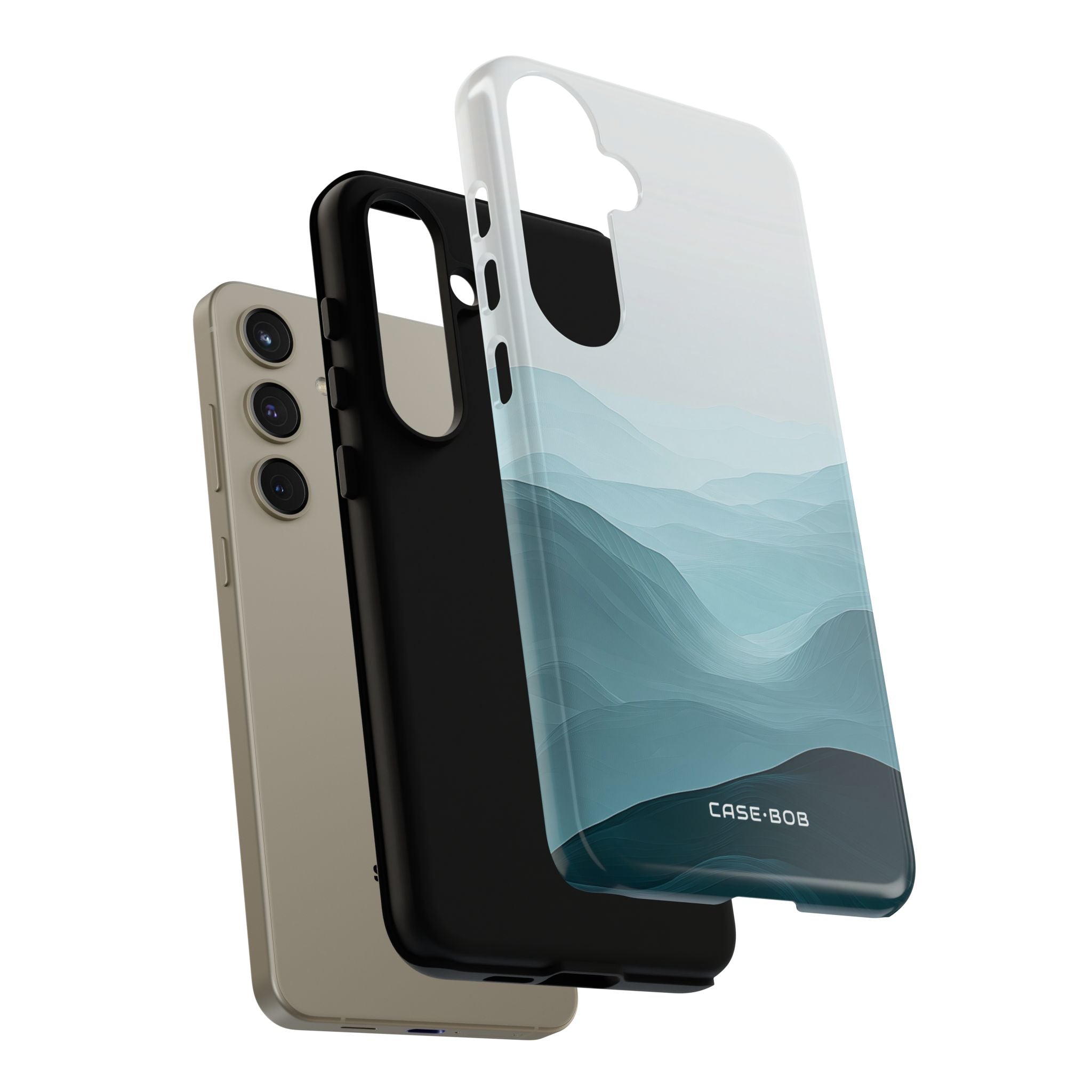 Teal Mist Mountains Samsung S24 Plus Case - Tough