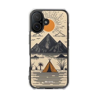 Golden Tent Awaits iPhone Case - Impact