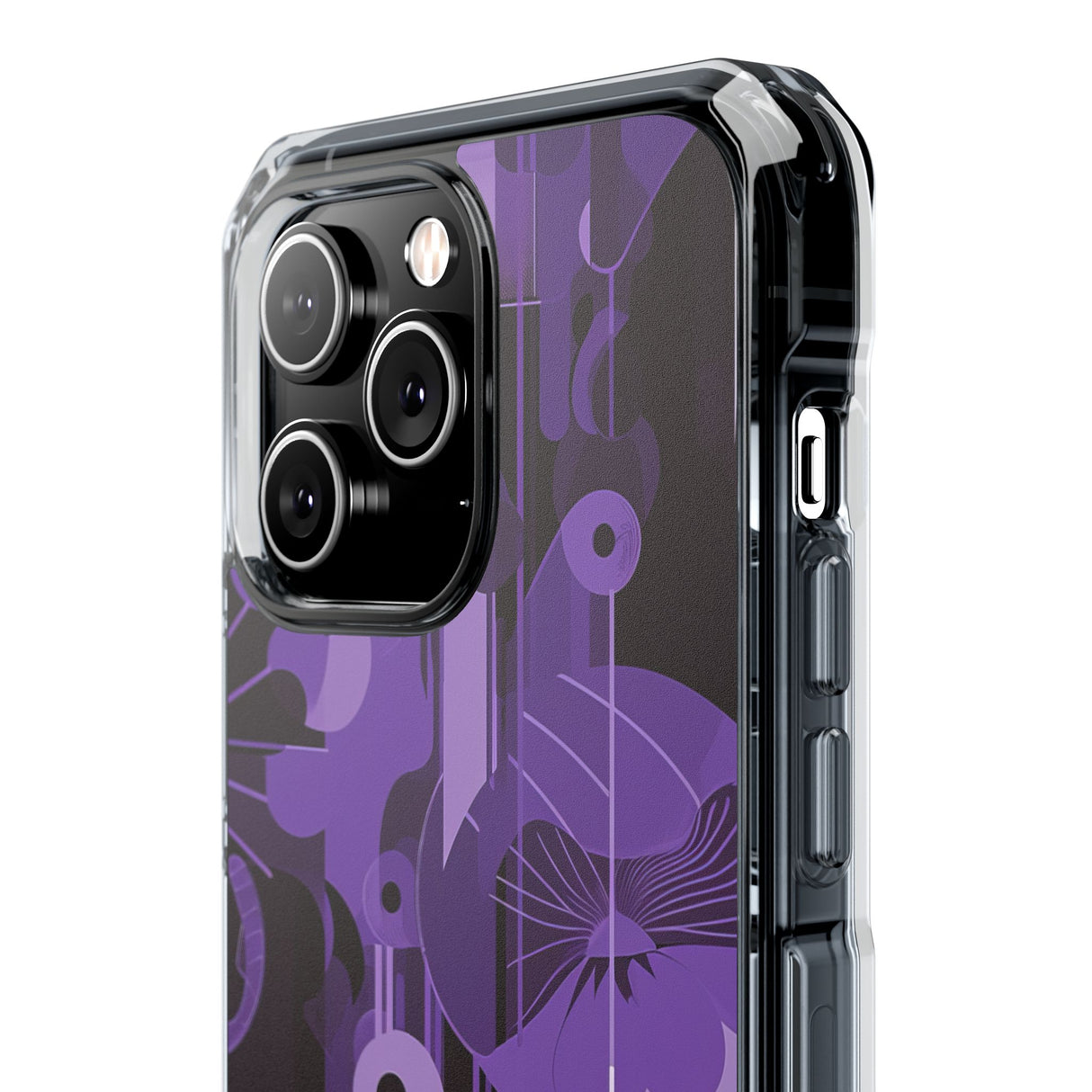 Pantone Ultra Violet | Handyhülle für iPhone (Clear Impact Case – magnetisch) 