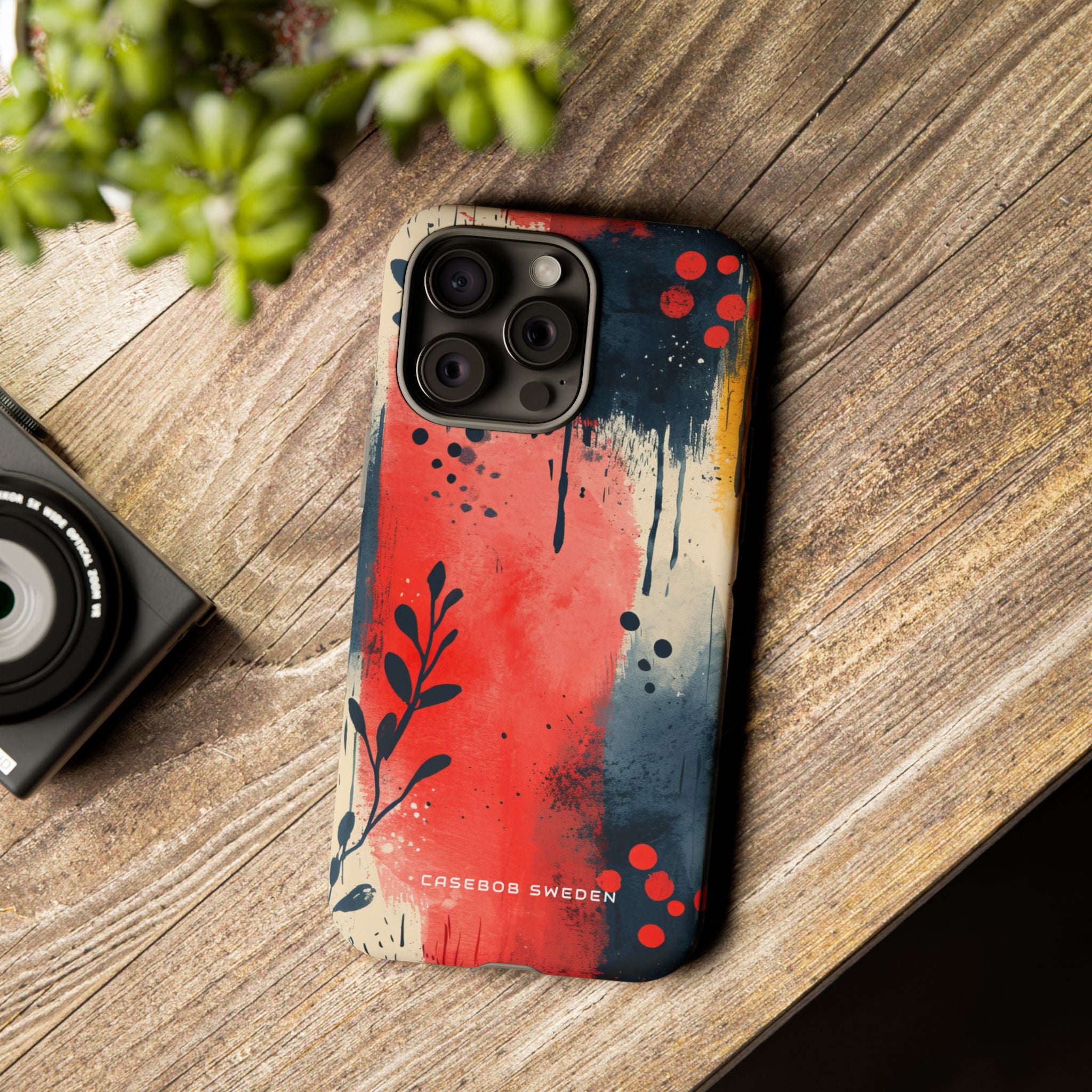 Vibrant Floral Energy iPhone 15 - Tough Phone Case