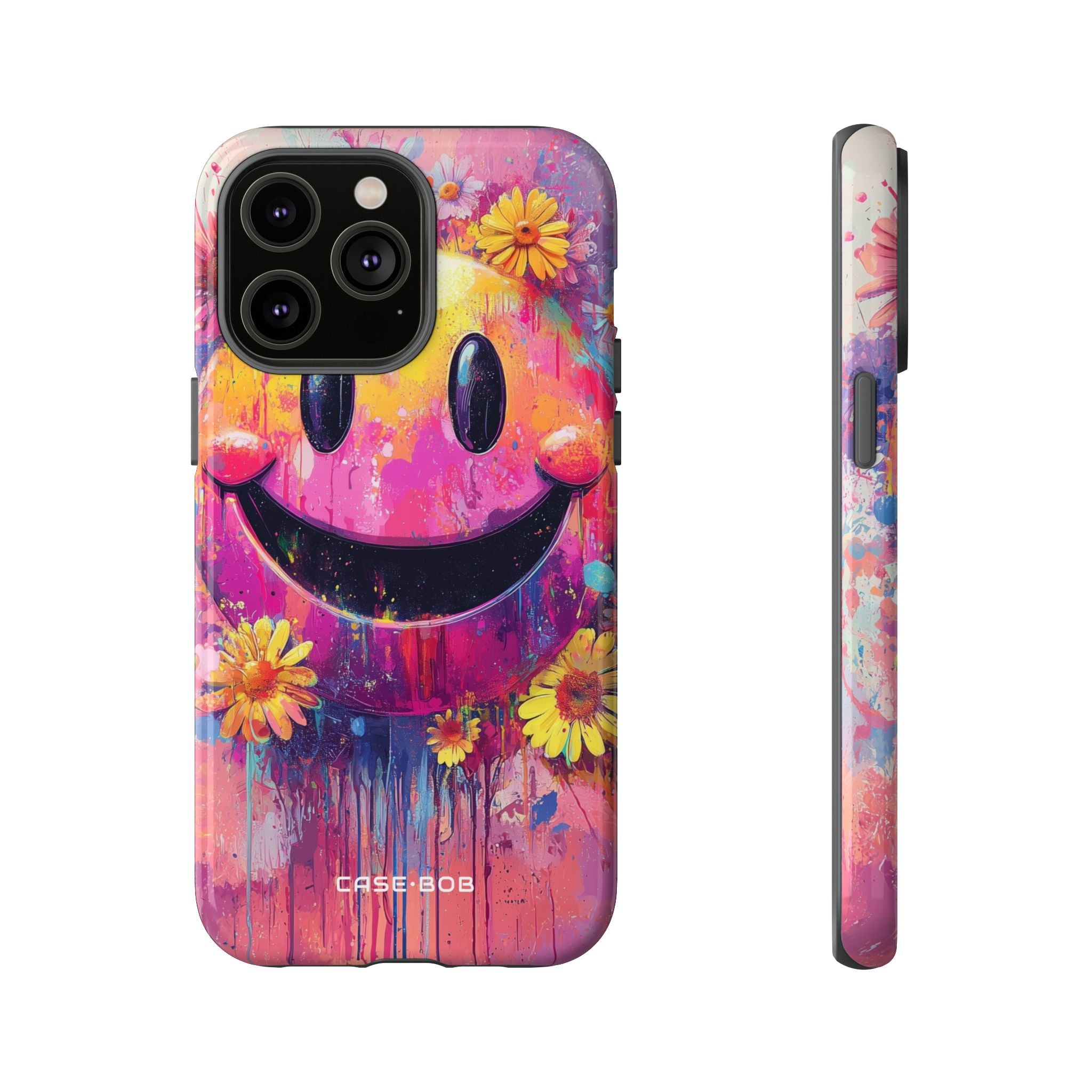Smiley Bloom iPhone 14 Pro Max Case - Tough