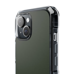 Kombu Green | Phone Case for iPhone (Clear Impact Case - Magnetic)