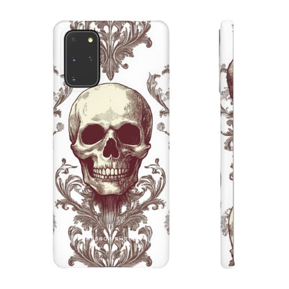 Gothic Skulls and Ornate Foliage Samsung S20 - Slim Phone Case