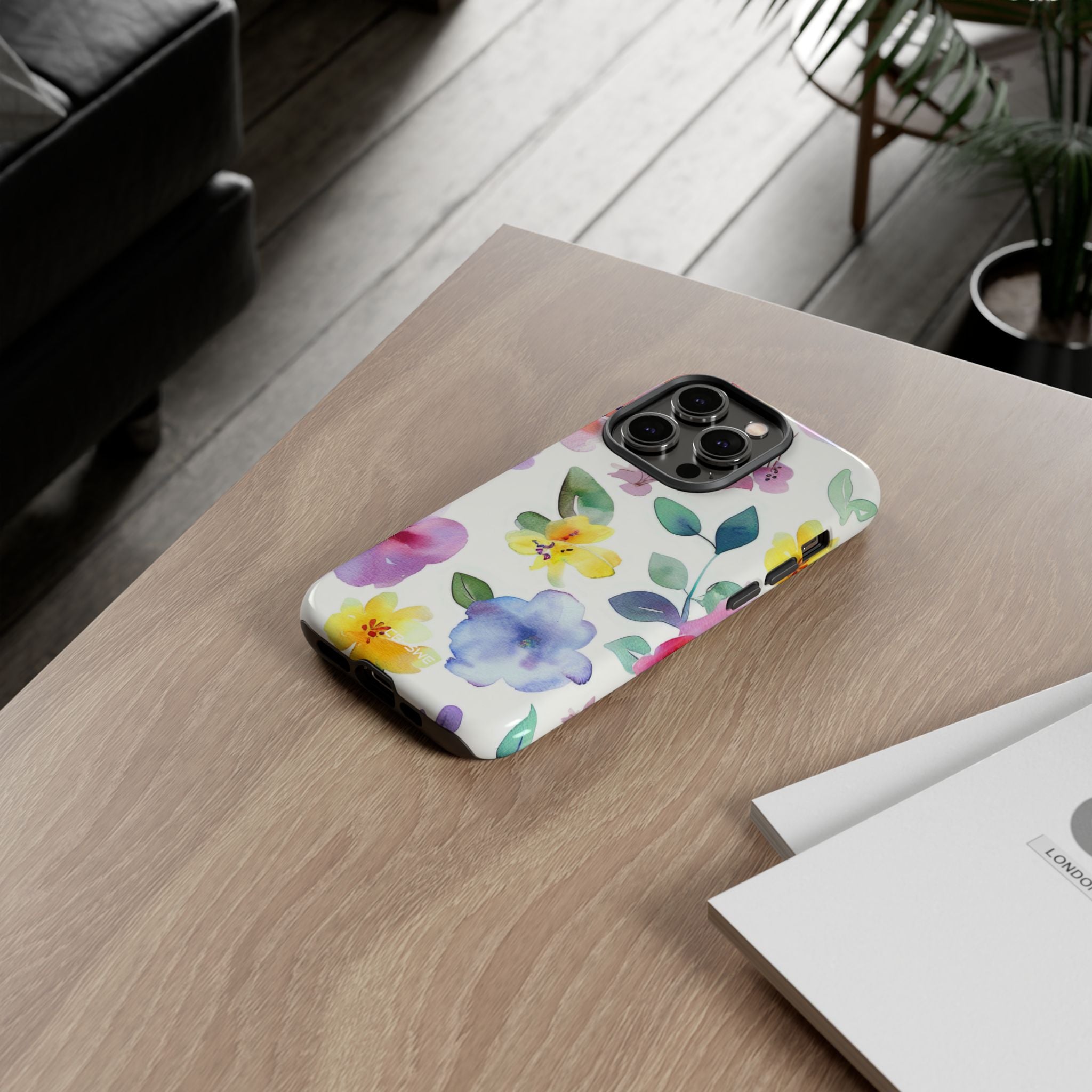 Whimsical Watercolor Florals - iPhone Case