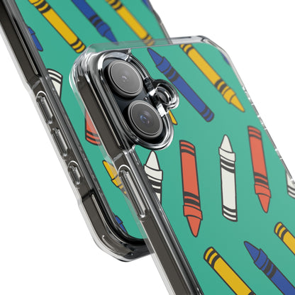Crayons Dance Playfully iPhone Case - Impact