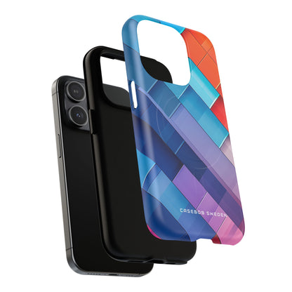 Vibrant GeoFlow iPhone 15 | Tough+ Phone Case