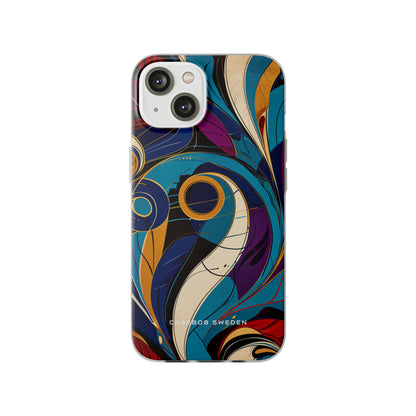 Vintage Vortex Harmony iPhone 14 - Flexi Phone Case