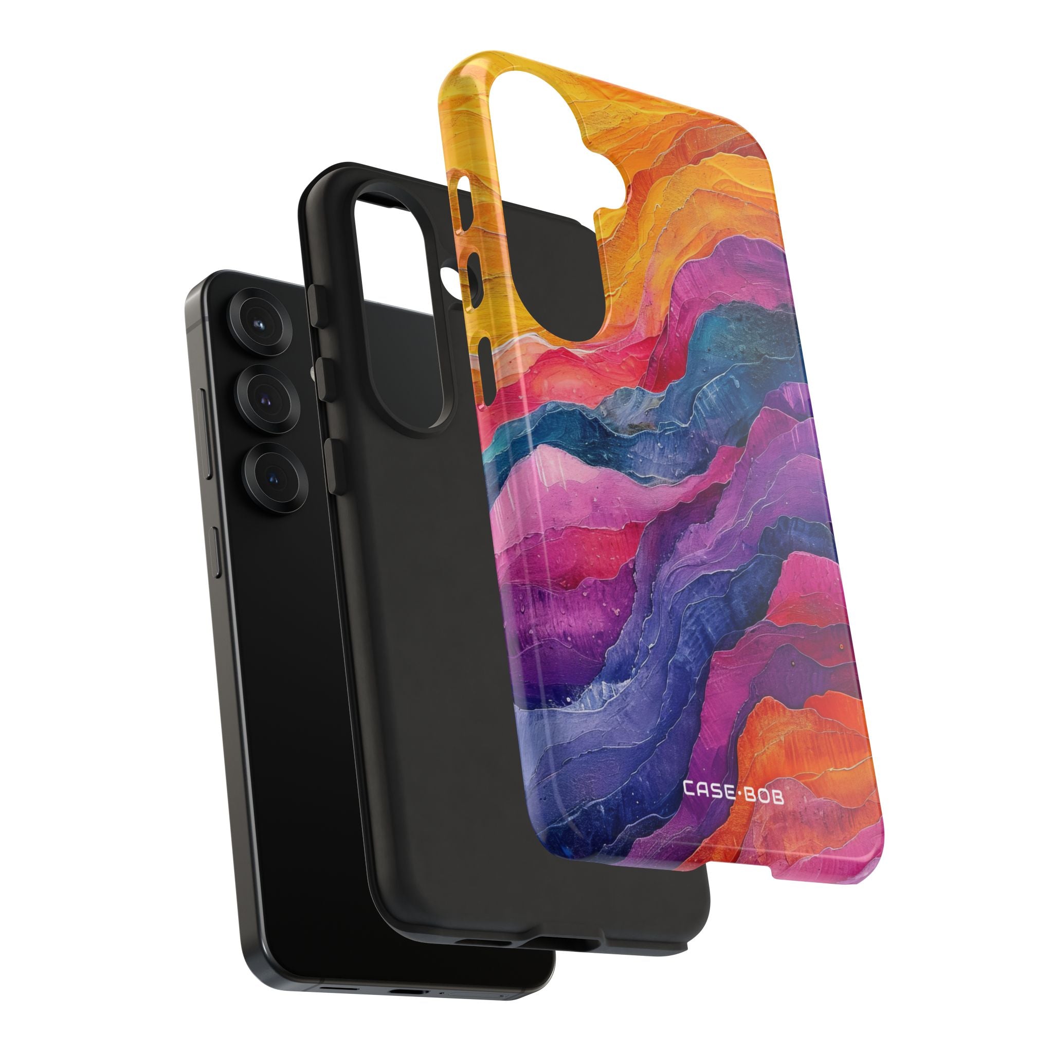 Vibrant Flow Samsung S25 Case - Tough