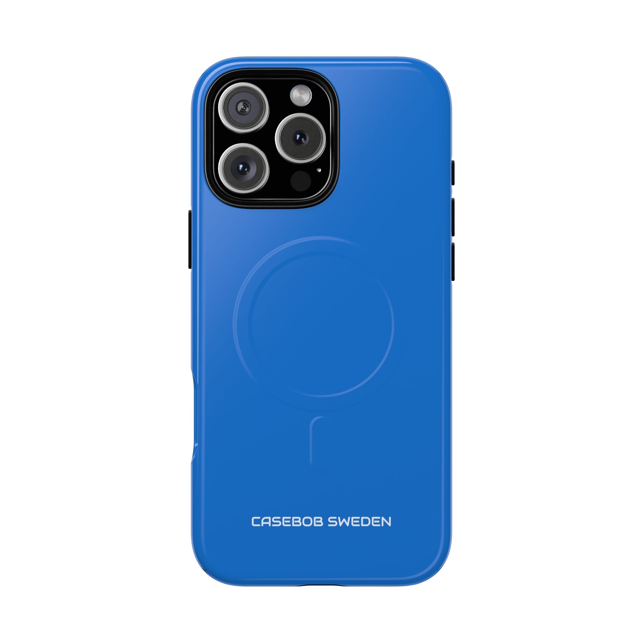 Bright Navy Blue - Tough + MagSafe® iPhone 16 Phone Case