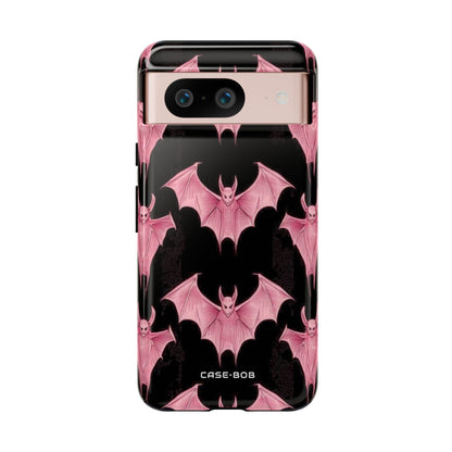 Pink Batwave Google Pixel 8 Case - Tough
