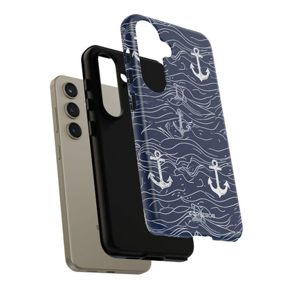 Nautical Whimsy: Anchors and Waves - For Samsung S24